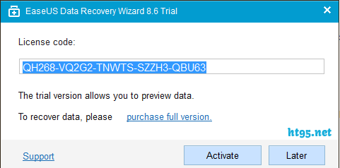 Easeus data recovery wizard free